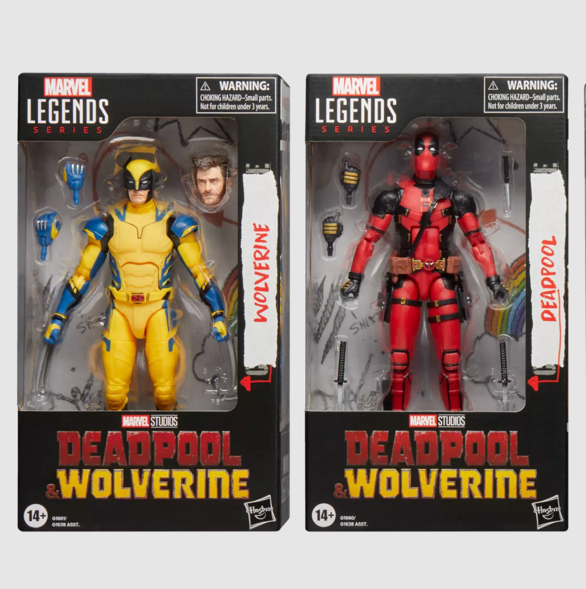 Marvel Legends Series - SET OF 2 - Wolverine & Deadpool Action Figure - 2024 Movie Edition
