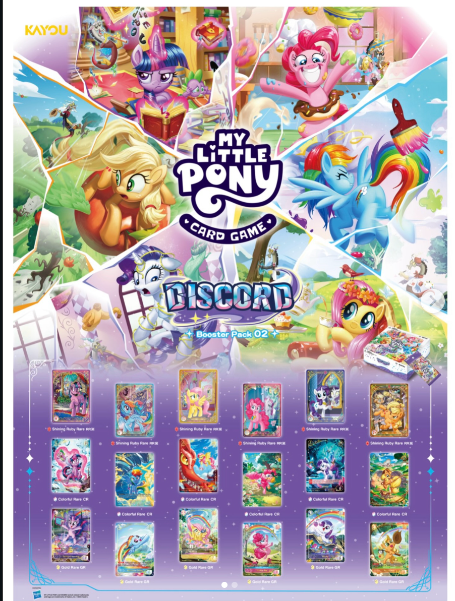 My Little Pony TCG: BNA02 Discord!!! Booster Display