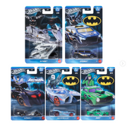 Hot Wheels Silver Series - Batman Themed 2026 Mix 2 - Complete set of 5 Cars (956T)