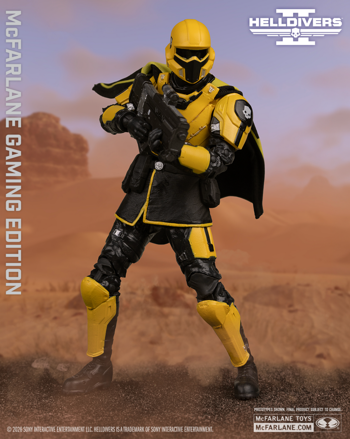 McFarlane Gaming Edition - Helldivers TR-40 Gold Eagle - 7" Action Figure