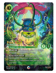 2026 Disney Lorcana - Alien, True Believer (Wilds Unknown) - ENCHANTED #229 - Raw Ungraded Card