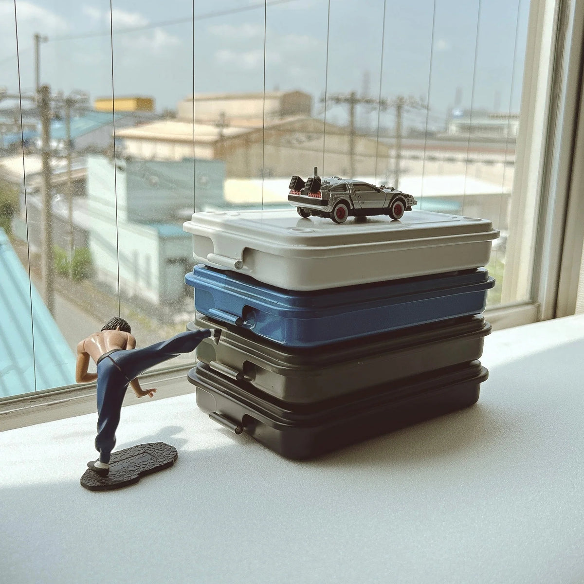 TOYO: Trunk Shape T-152 Toolbox - Black - Made in Japan