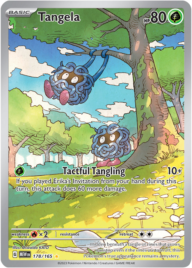 Pokemon - Tangela - 178/165 - SV: Scarlet & Violet 151 (MEW)