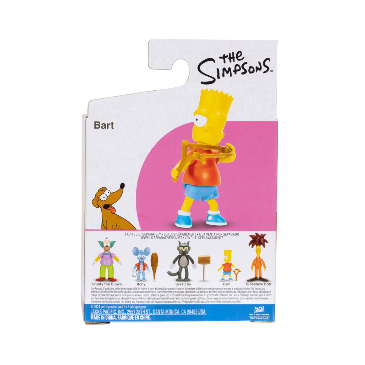 The Simpsons - Wave 2 - 2.5" Action Figures - Jakks Pacific - Complete Set of 5