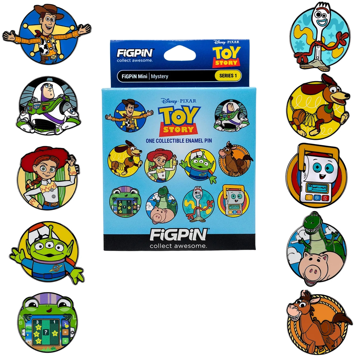 FiGPiN - Mini Mystery Toy Story 5 - Series 1 COMPLETE SET OF 10 Pins