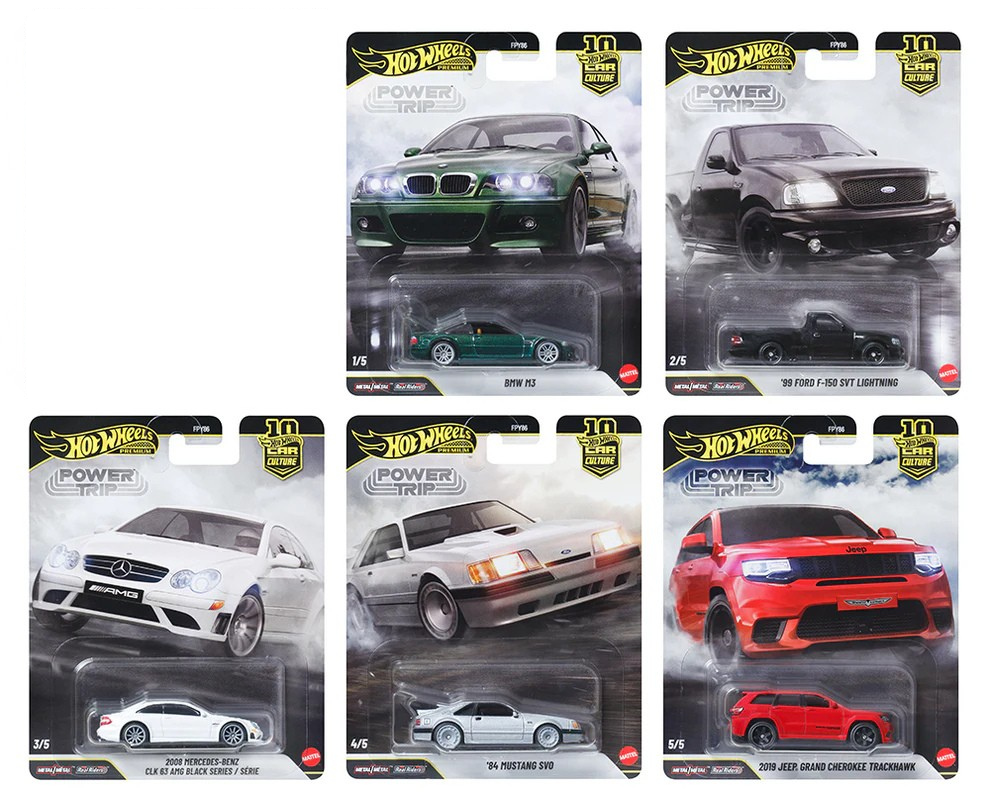 Hot Wheels Premium - Car Culture Power Trip - 2026 - Complete Set of 5