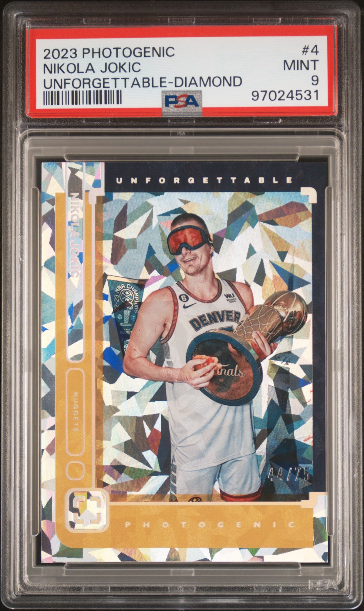 Nikola Jokic PSA 9 Front - Cert #97024531