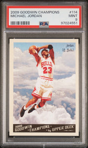 2009 Goodwin Champions - #114 Michael Jordan  - PSA 9