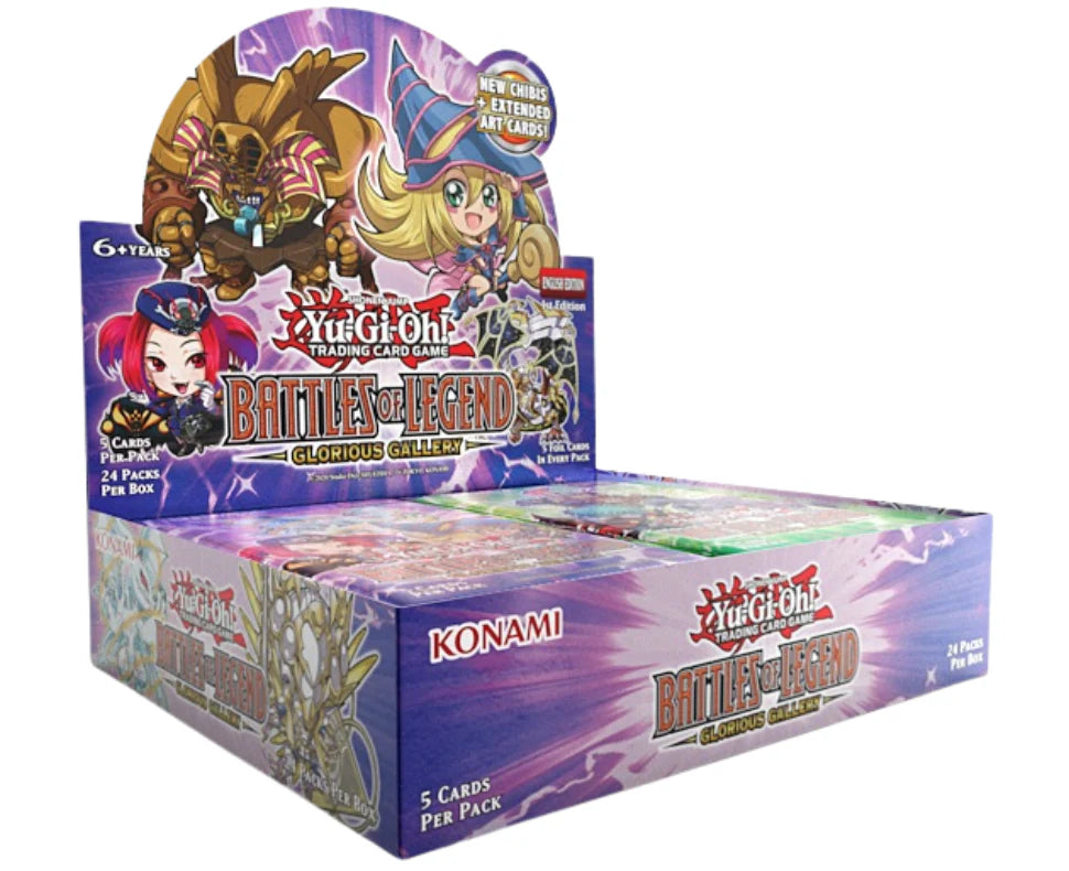 Yu-Gi-Oh Battles of Legend: Glorious Gallery Booster Box - First Edition