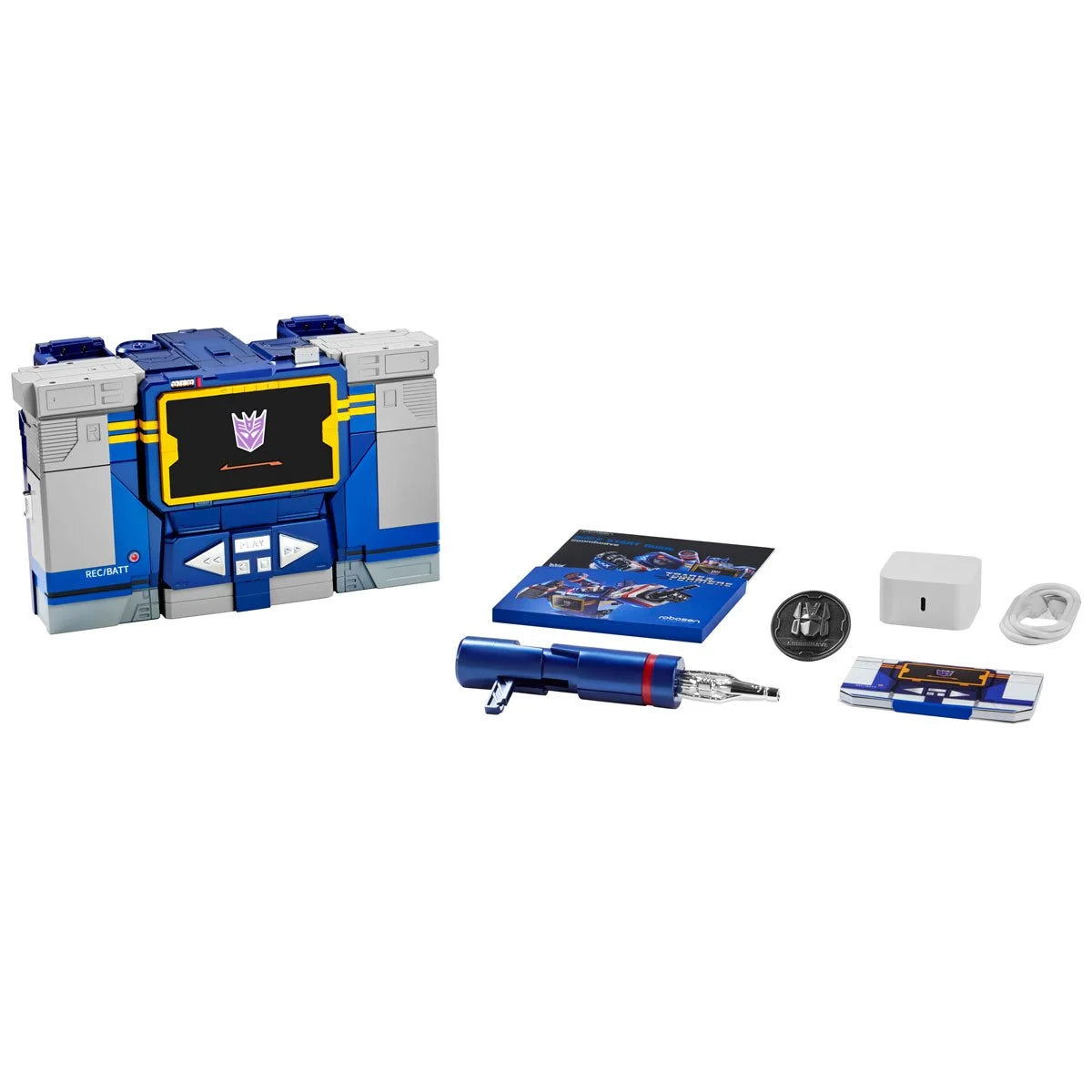 Robosen Robotics - Transformers Soundwave Flagship Auto-Converting Robot w/ Bluetooth Speaker