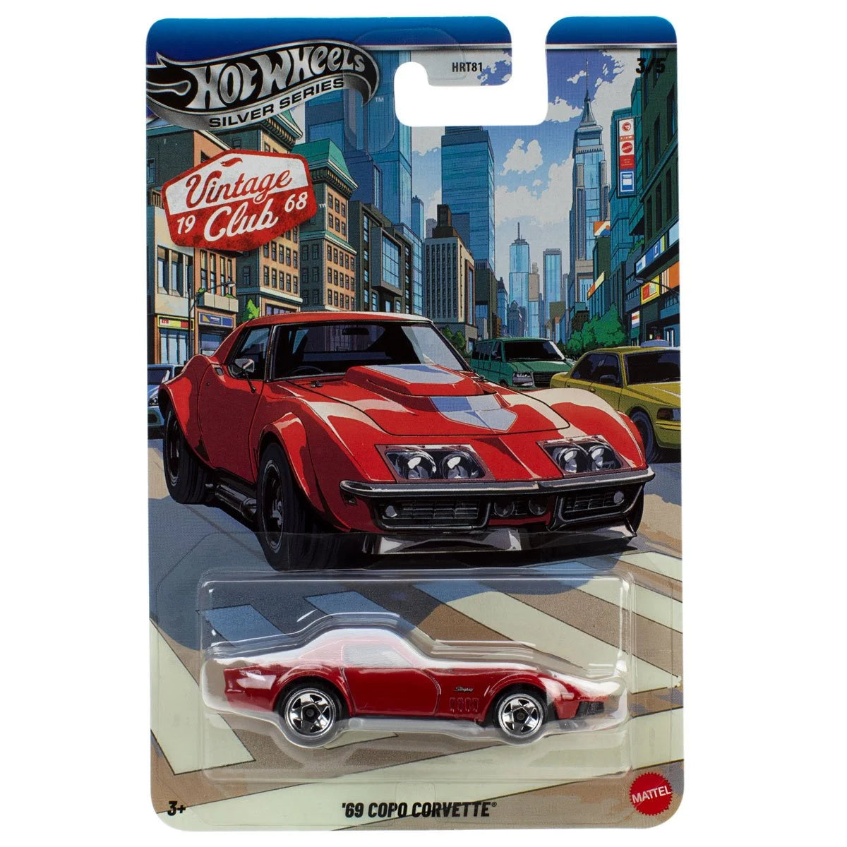 Hot Wheels Vintage Racing - National Icons 2025 Mix 3 Vehicle - Complete Set of 5