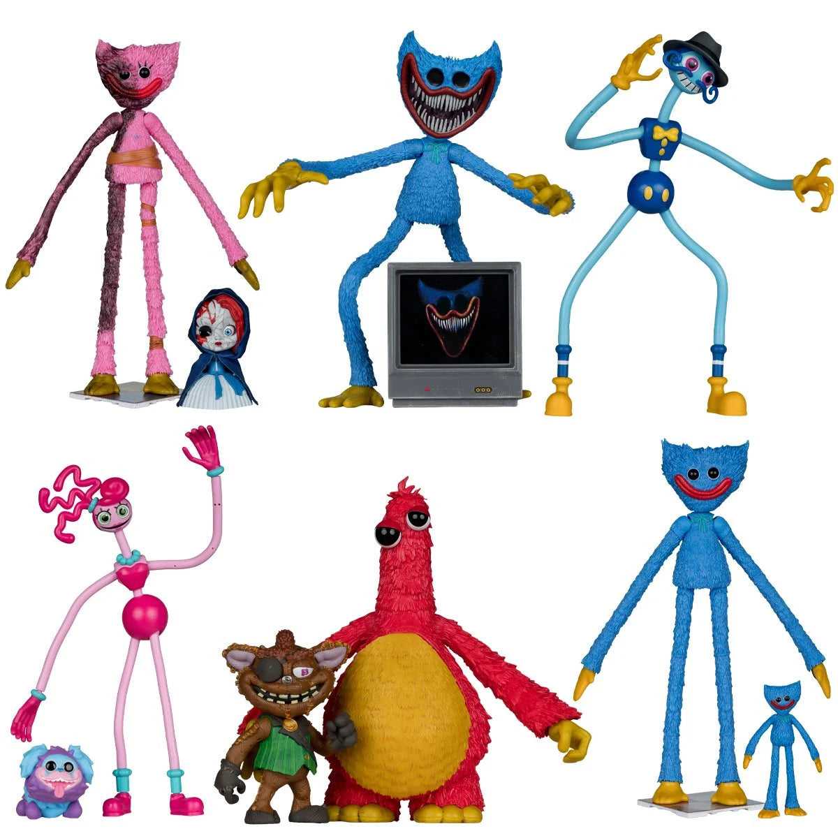 McFarlane - Poppy Playtime Wave 2 - Complete Set of 6- 7-Inch Scale Action Figures