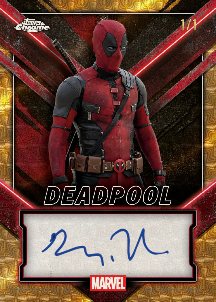 2025 Topps Deadpool Chrome Value Box