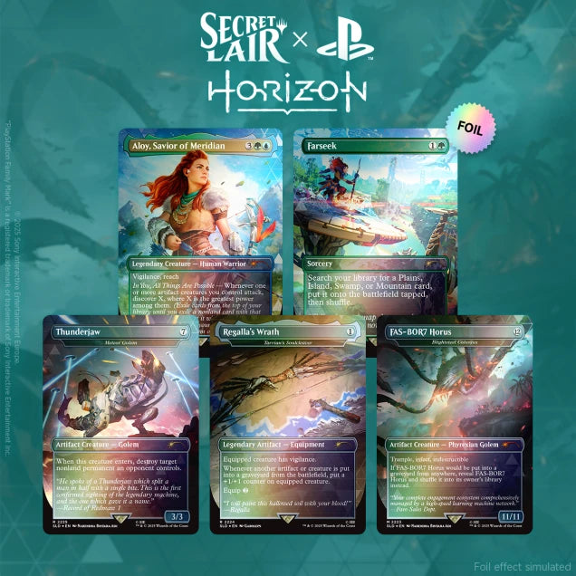 Magic: The Gathering - Secret Lair x Horizon: Into the Forbidden West Foil Edition SEALED (PRE-ORDER LATE NOV)