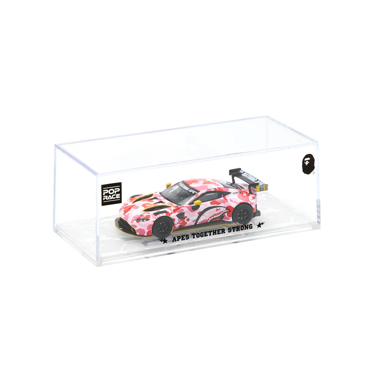 BAPE x POP RACE - Aston Martin GT3 Pink - 1:64 Scale