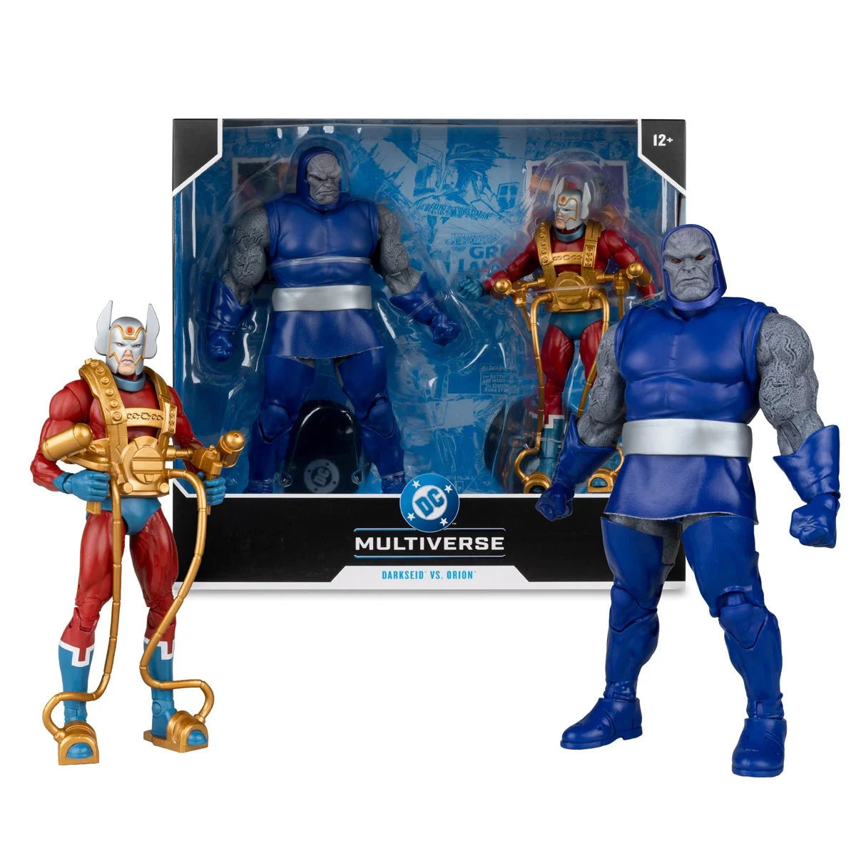 McFarlane DC Multiverse - Darkseid vs. Orion 7-Inch Scale and Megafig Action Figure 2-Pack