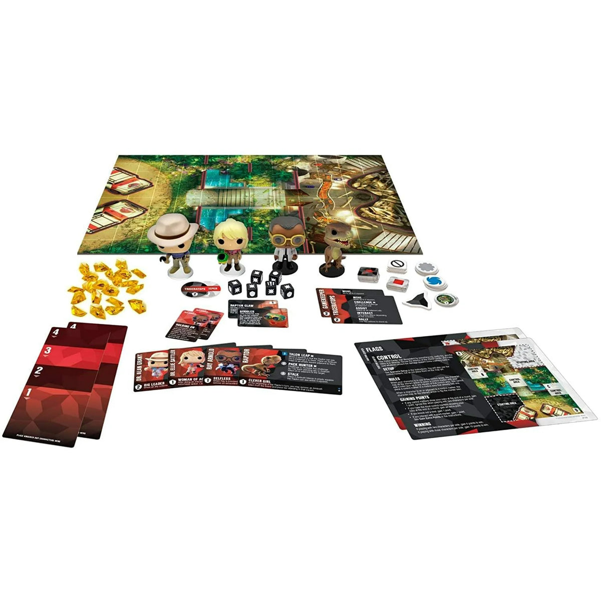 Pop! Funkoverse Strategy Game - Jurassic Park 100 Base Set