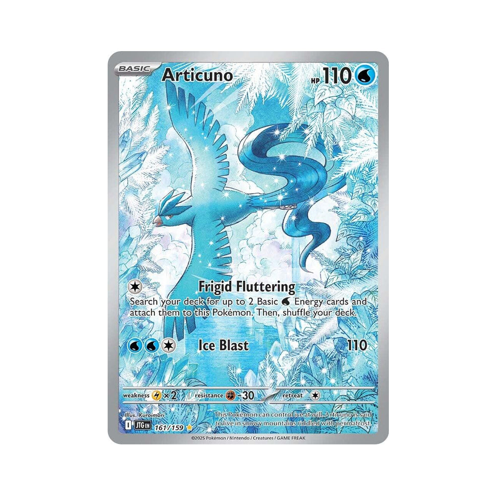 2025 Pokemon JTG-EN - Articuno #161 - Journey Together Illustration Rare -  Ungraded Card