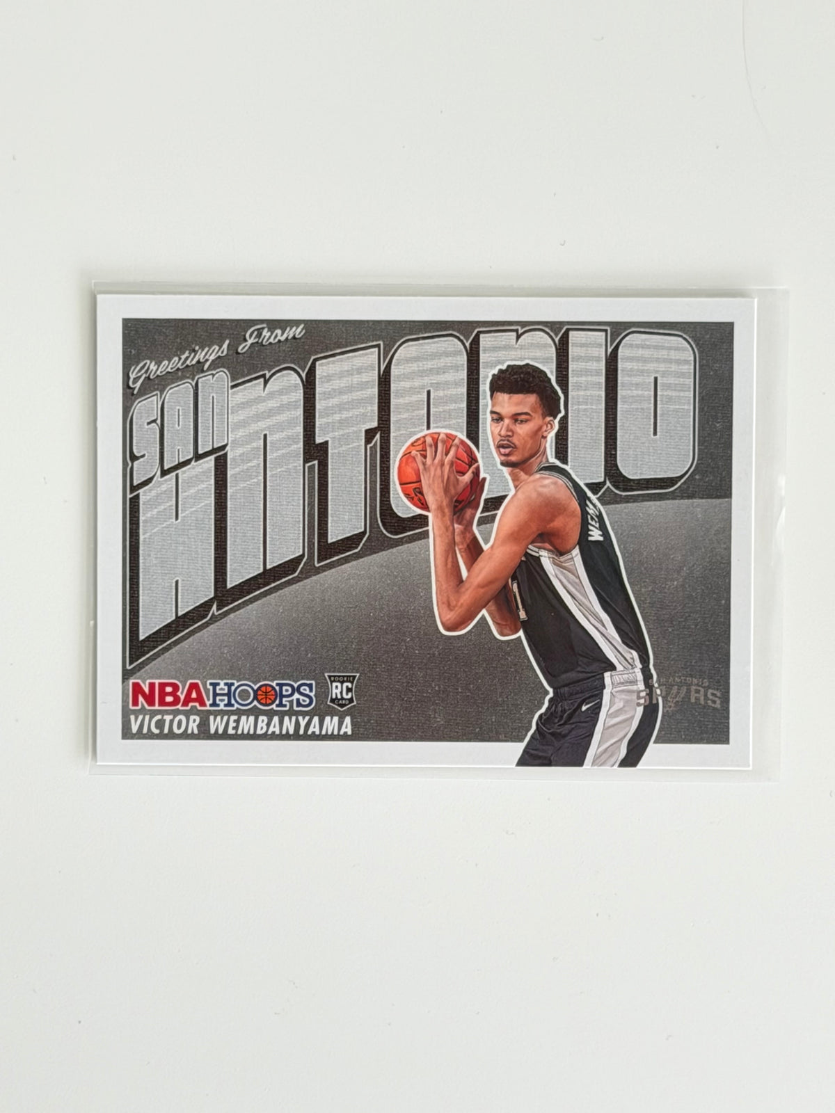 2023-24 Panini - Victor Wembanyama - Greetings From San Antonio #1 - Rookie - Raw Ungraded Card