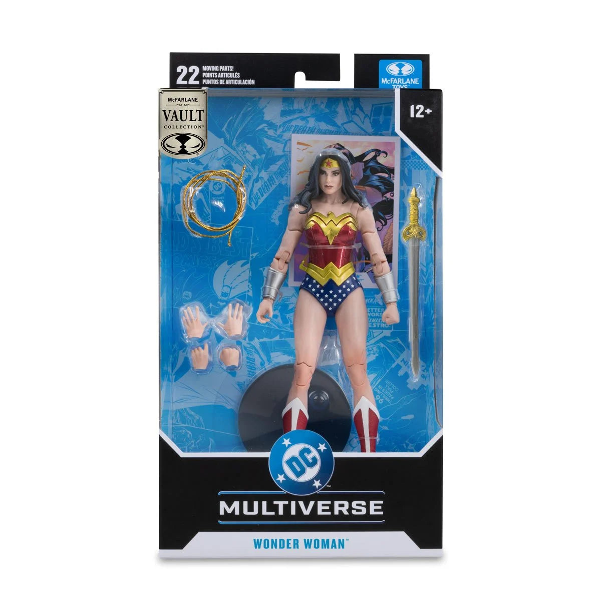 McFarlane Vault Collection Wave 1 - Wonder Woman Classic - 7" Action Figure