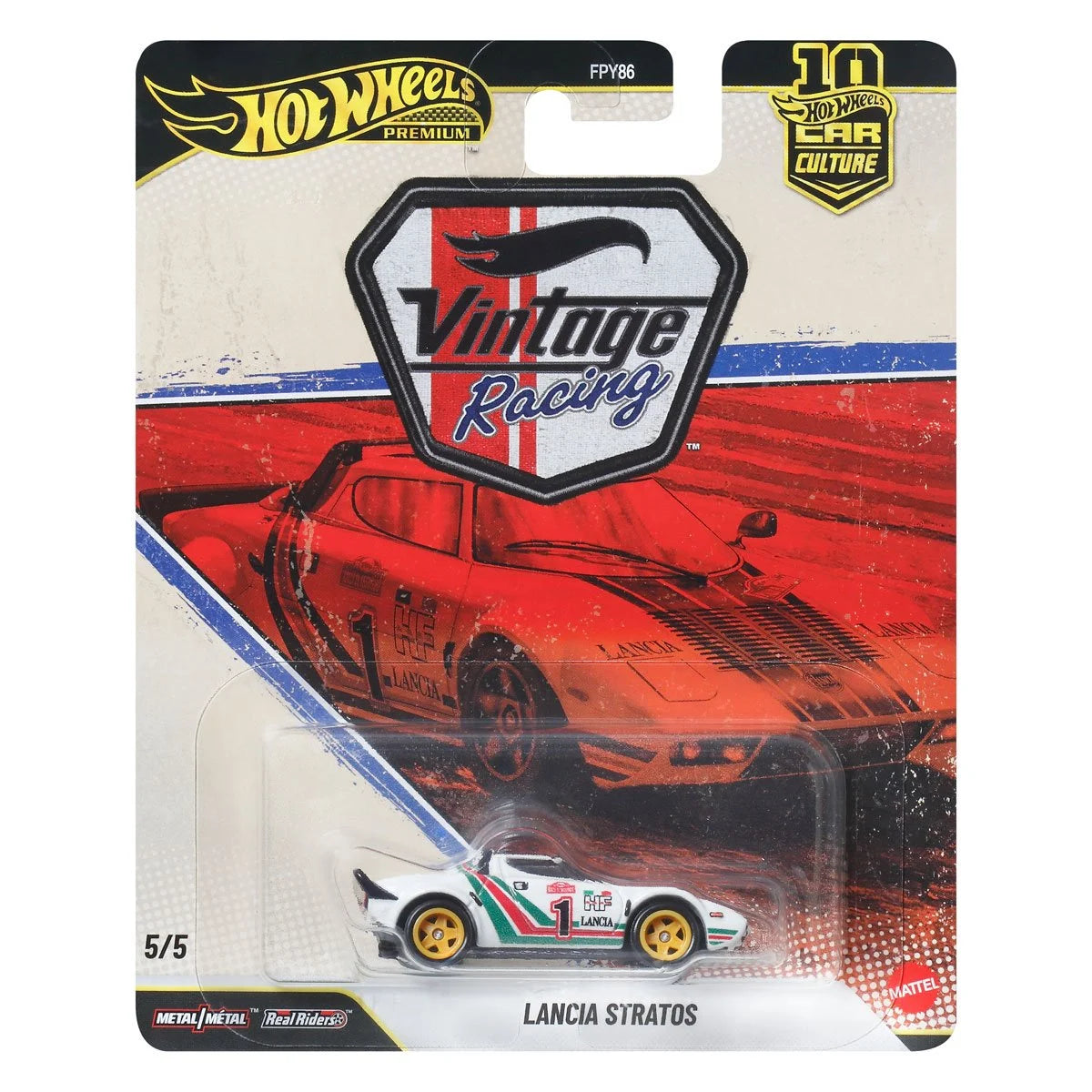 Hot Wheels Premium - Car Culture 2026 Mix 5 - Vintage Racing - Complete Set of 5