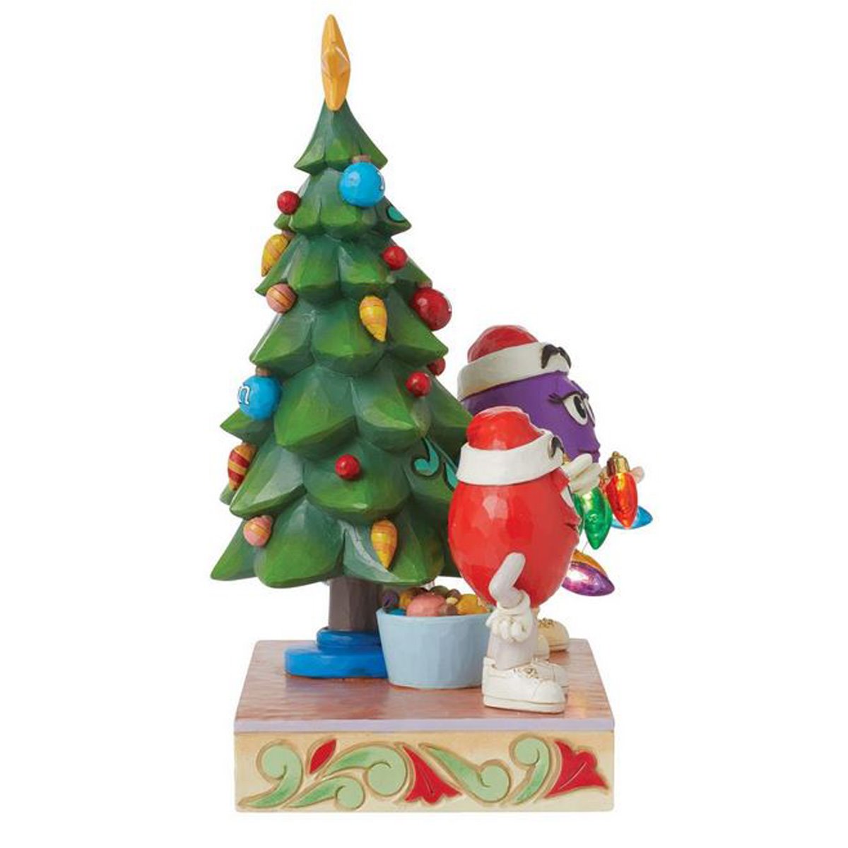 Enesco: M&M's Purple and Red Character Tree By Jim Shore Statue