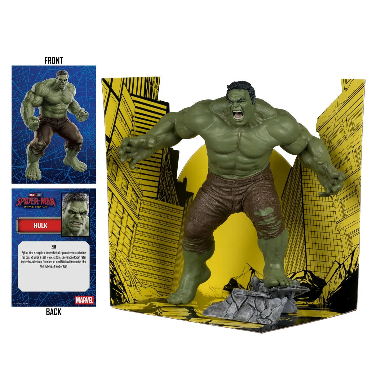 McFarlane - Spider-Man: Brand New Day - Hulk 1:10 Scale Posed Figure with Scene
