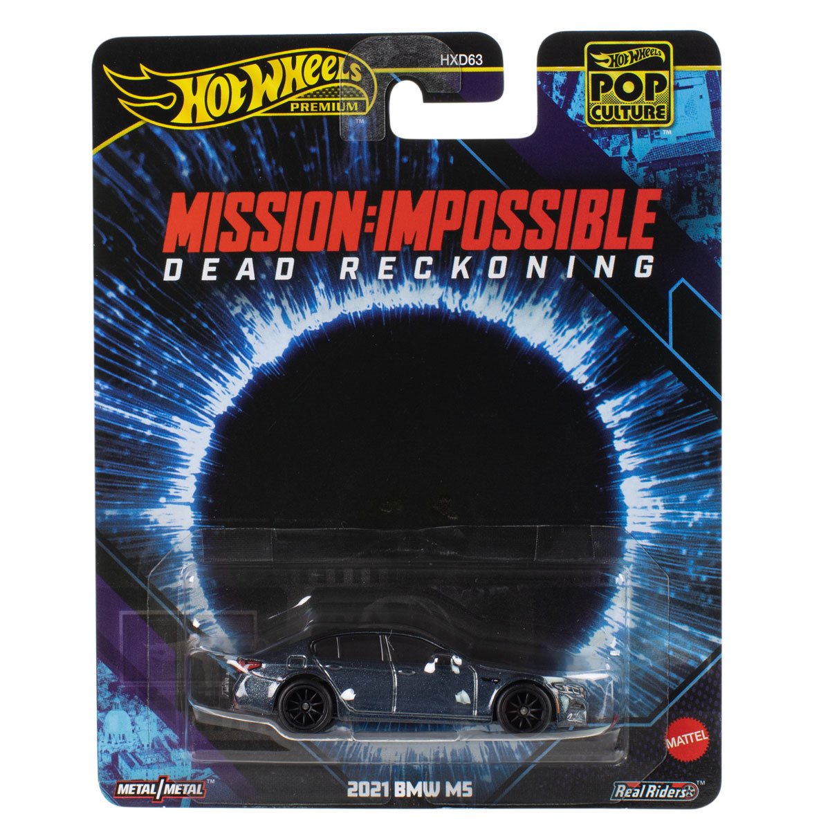Hot Wheels Premium - Pop Culture 2025 Mix - 5 Car Set (Back to The Future, Mission Impossible, Forza)
