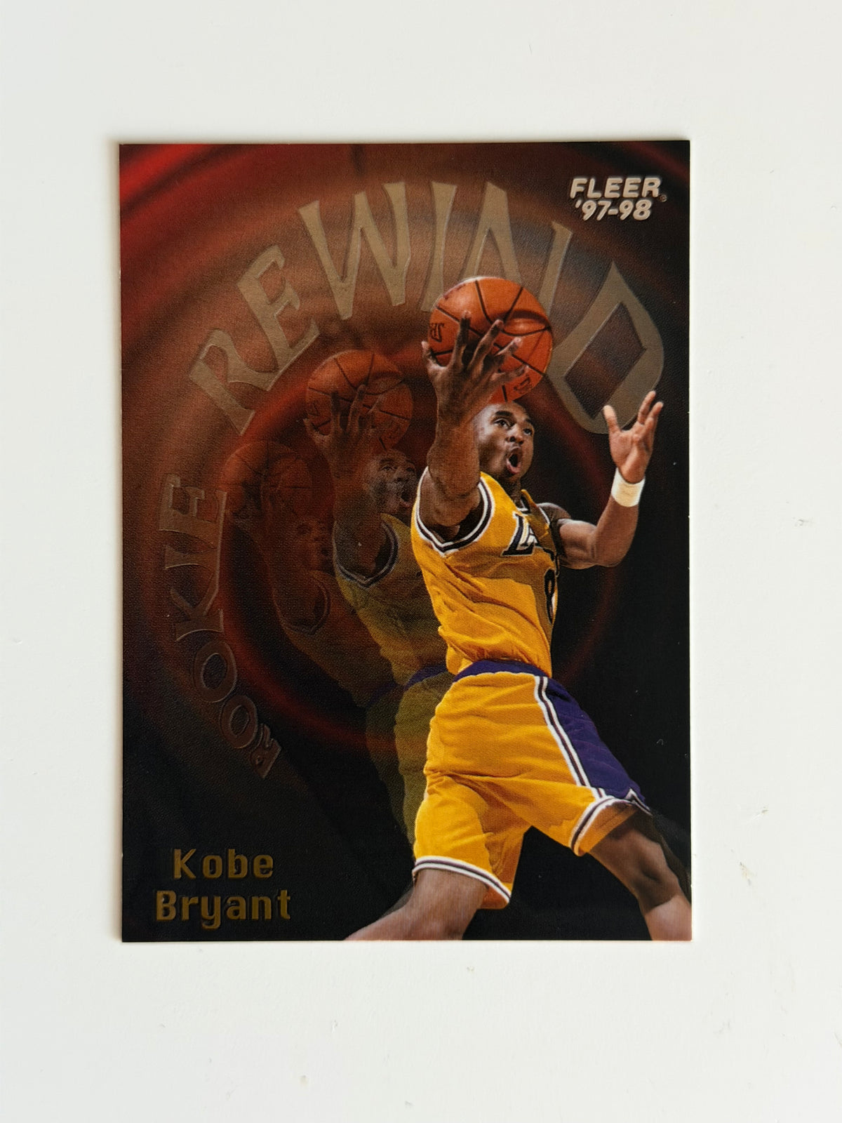 1997-98 Fleer Rookie Rewind - Kobe Bryant - #3 - Raw Ungraded Card