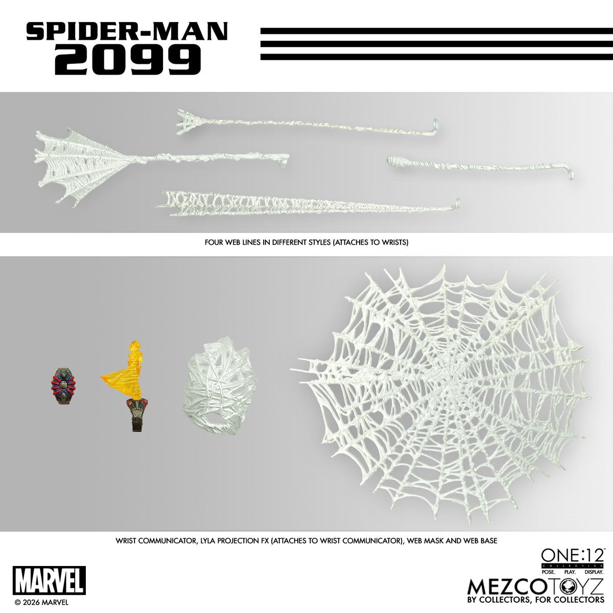 Mezco One:12 Collective Spider-Man 2099 Action Figure (PRE-ORDER JANUARY 2027)