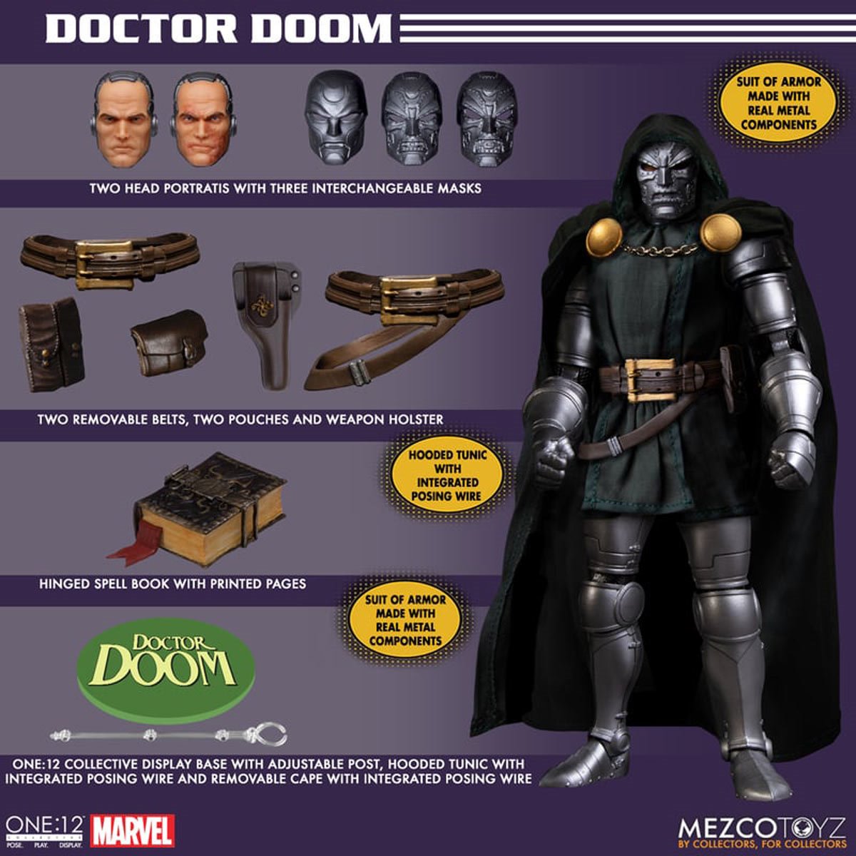 Mezco Doctor Doom One:12 Collective Action Figure (PRE-ORDER OCT 2026)