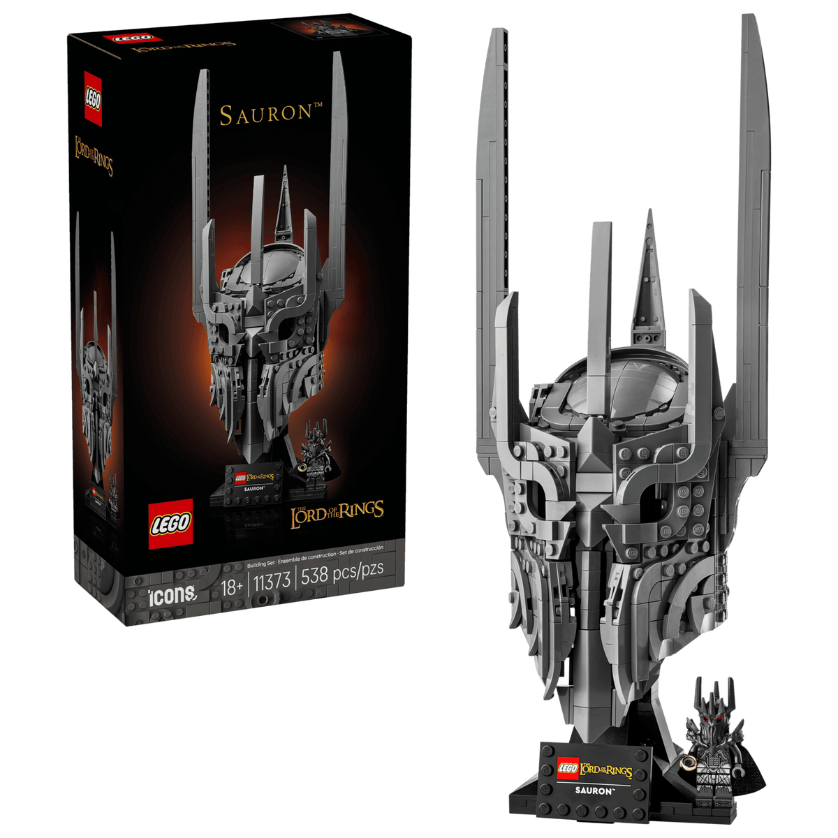 Lego Icons - Lord of the Rings Saurons Helmet #11373