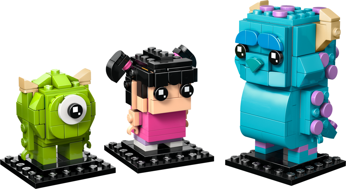 LEGO BrickHeadz Sulley, Mike and Boo Figures 40861 - Disney Pixar Monsters, Inc.