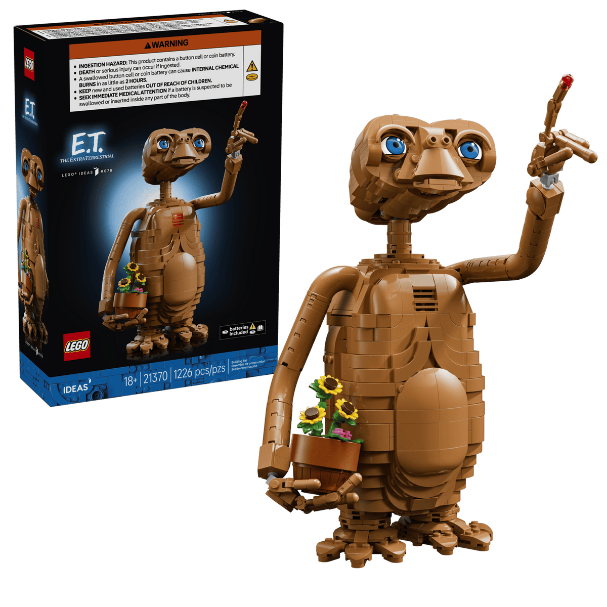 LEGO Ideas - ET The Extra Terrestrial #21370 (PRE-ORDER AUG 1, 2026)