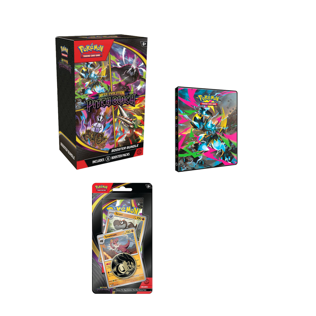 Pokemon Mega Evolution - ME05 Pitch Black - Booster Bundle Combo Pack (PRE-ORDER JULY 17)