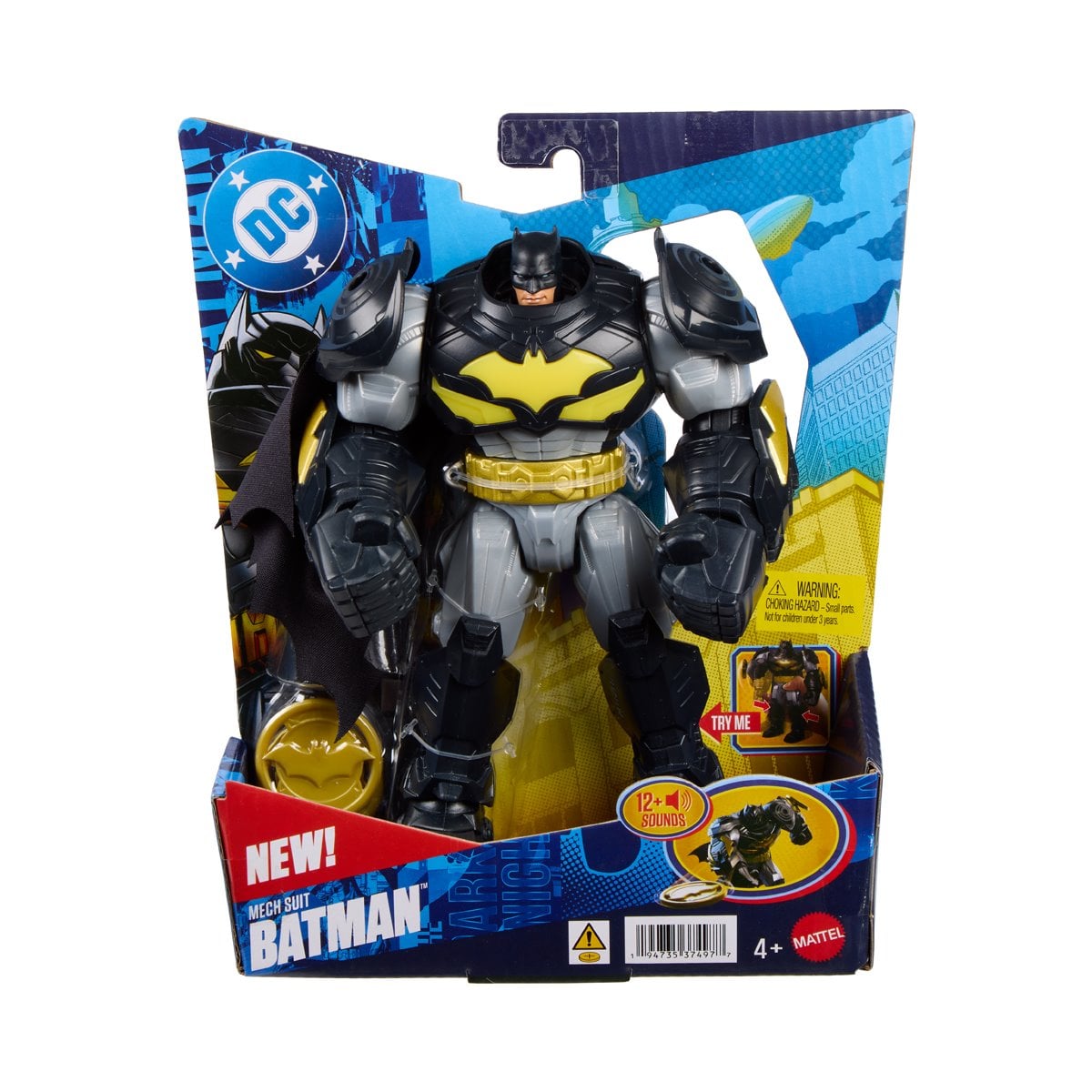 Mattel - DC Premiere Wave 1 - Mech Suit Batman - 7" Action Figure with Sounds