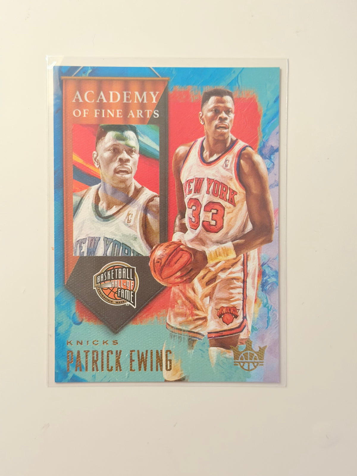 2019-20 Panini Court Kings — Academy of Fine Arts - Patrick Ewing - Academy of Fine Arts #28 - Raw Ungraded Card