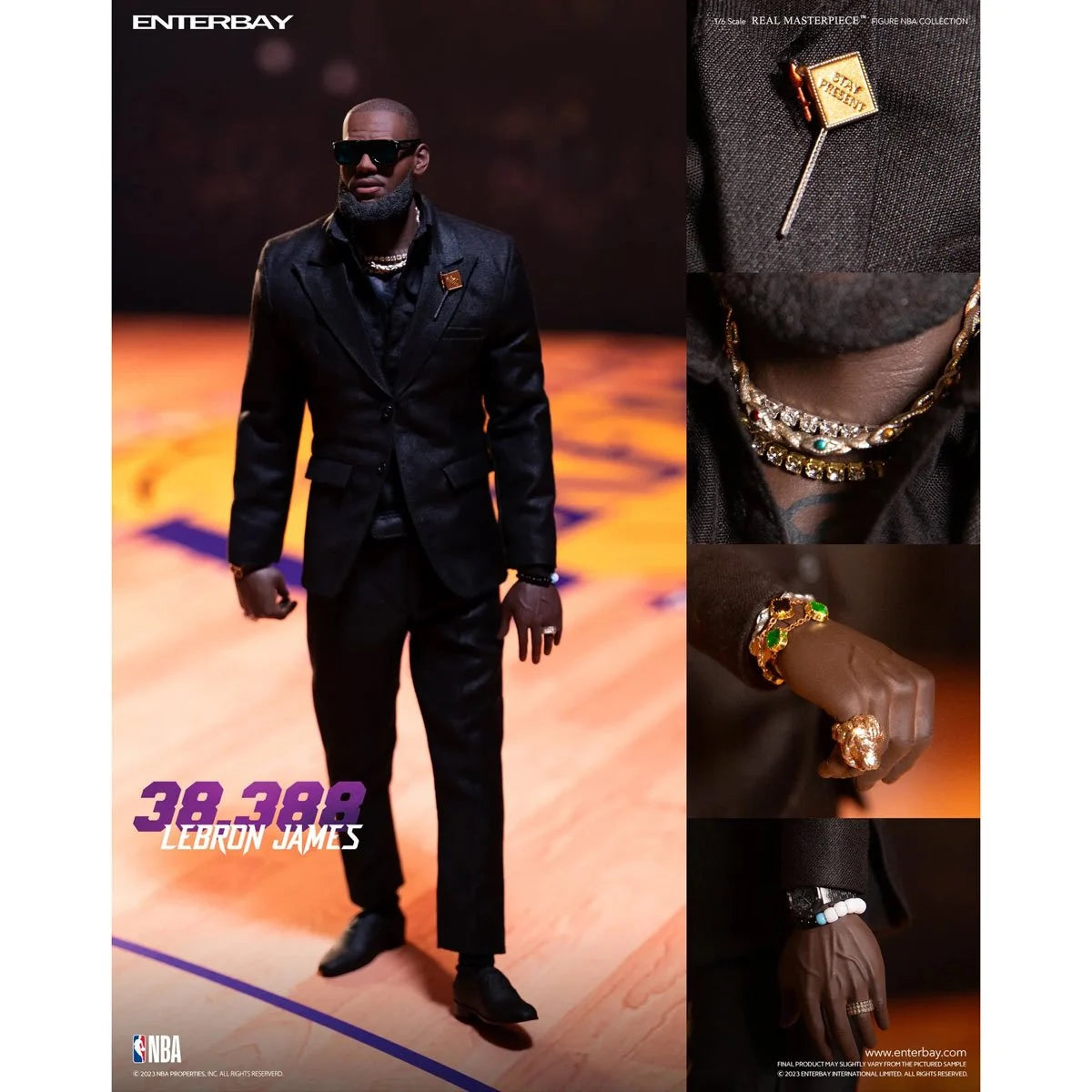 Real Masterpiece - LeBron James Scoring Record - 1:6 Action Figure - NBA Los Angeles Lakers  - Enterbay