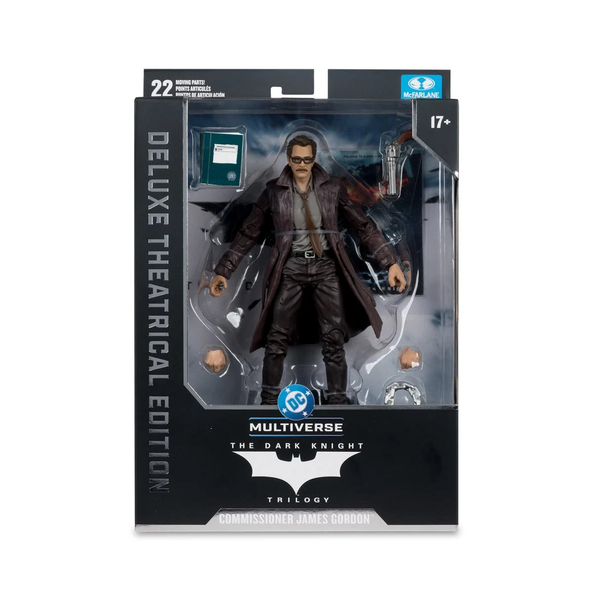 McFarlane DC - Commissioner Gordon (Deluxe Theatrical Edition) - The Dark Knight - 7-Inch Action Figure