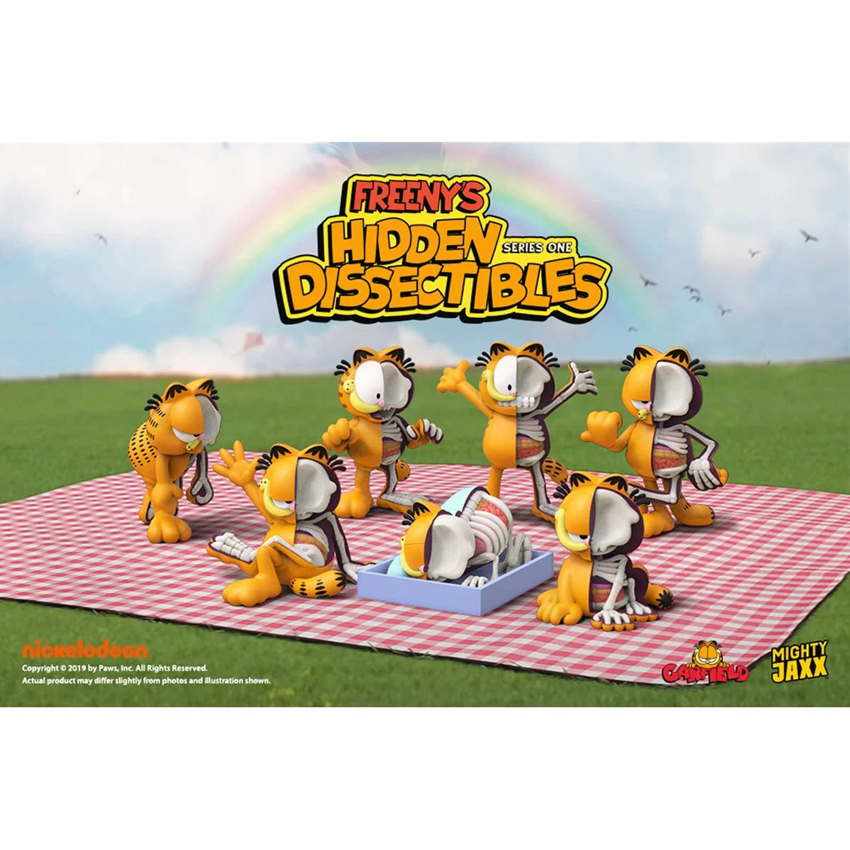 Freeny's Hidden Dissectibles Garfield  Mini-Figure