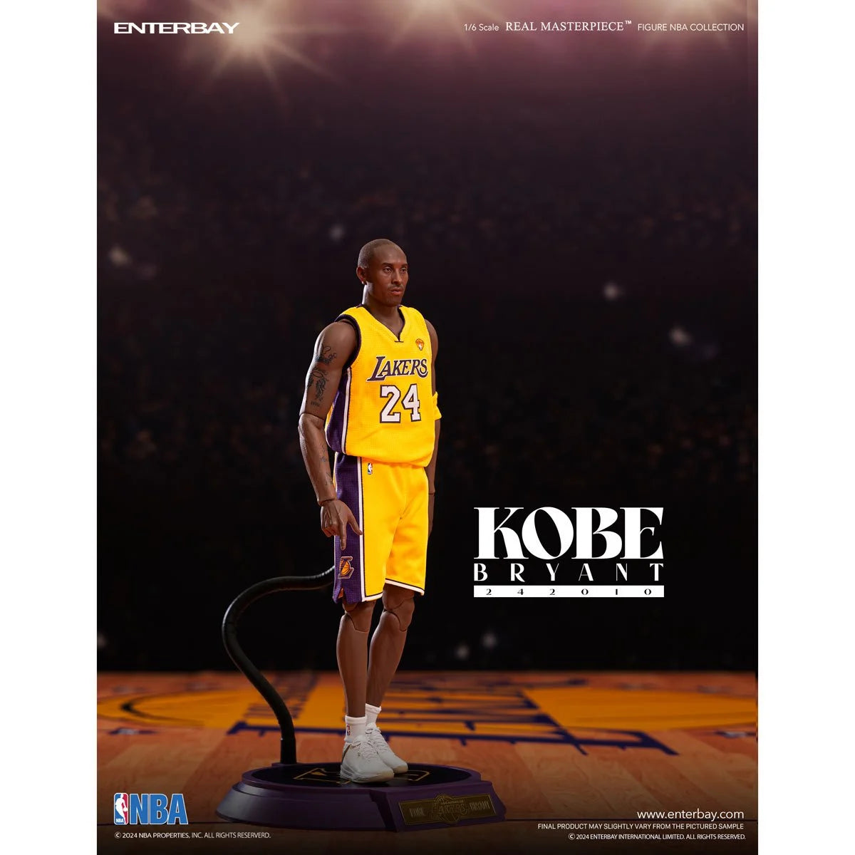 Real Masterpiece - Kobe Bryant 242010 - 1:6 Action Figure - NBA Los Angeles Lakers  - Enterbay