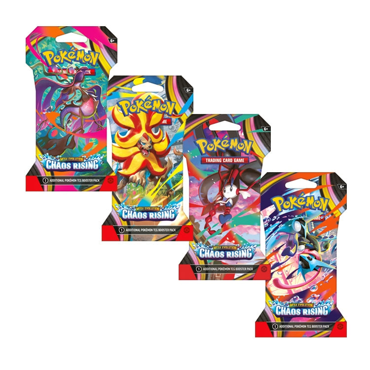Pokémon TCG: Mega Evolution - Chaos Rising 1 Sleeved Booster Pack (PRE-ORDER MAY 22)