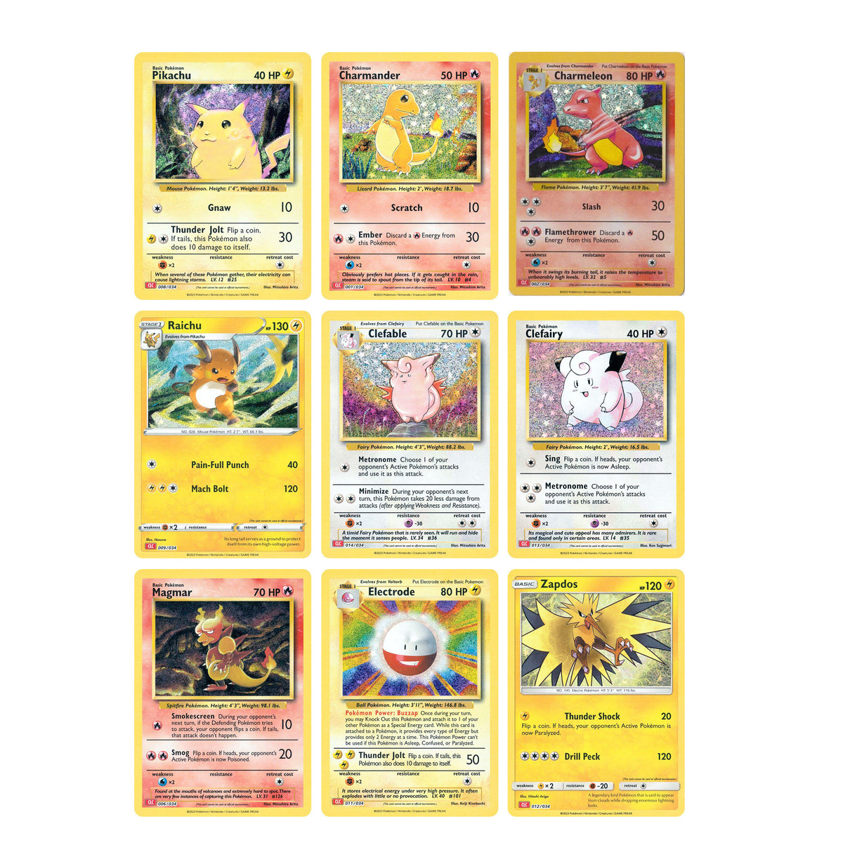 2023 Pokemon - TCG Classic Collection - CLC Deck - 59 Card Set (No Charizard) - Ungraded Raw Card (Copy)