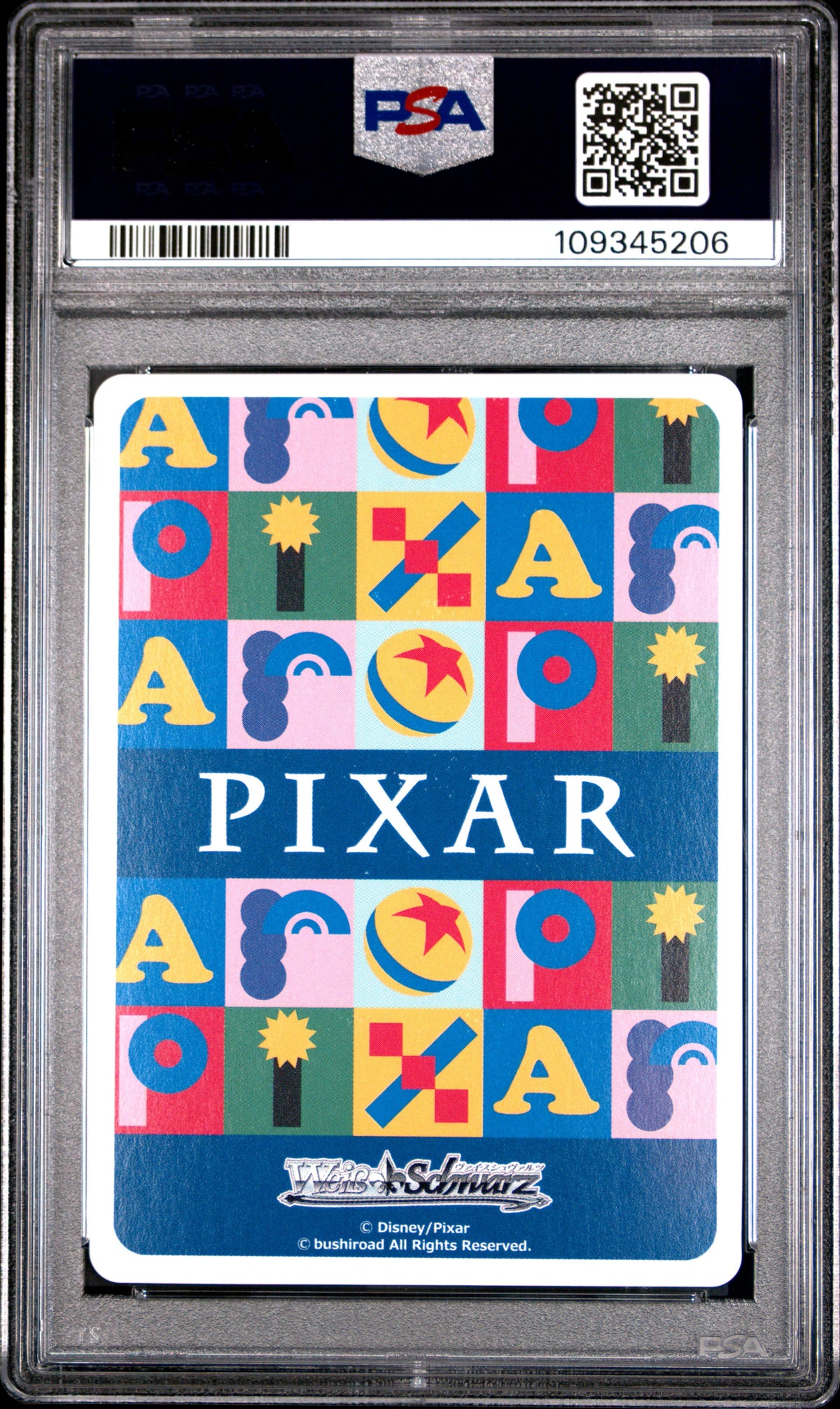 Pixar Weiss Schwarz JP Pixar Characters Joy Sadness Anger Disgust Fear PSA 10