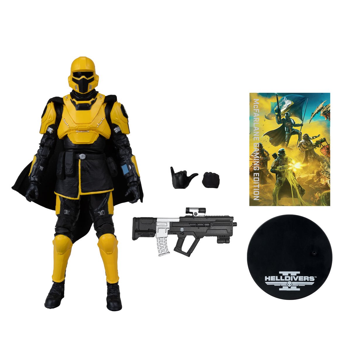 McFarlane Gaming Edition - Helldivers TR-40 Gold Eagle - 7" Action Figure
