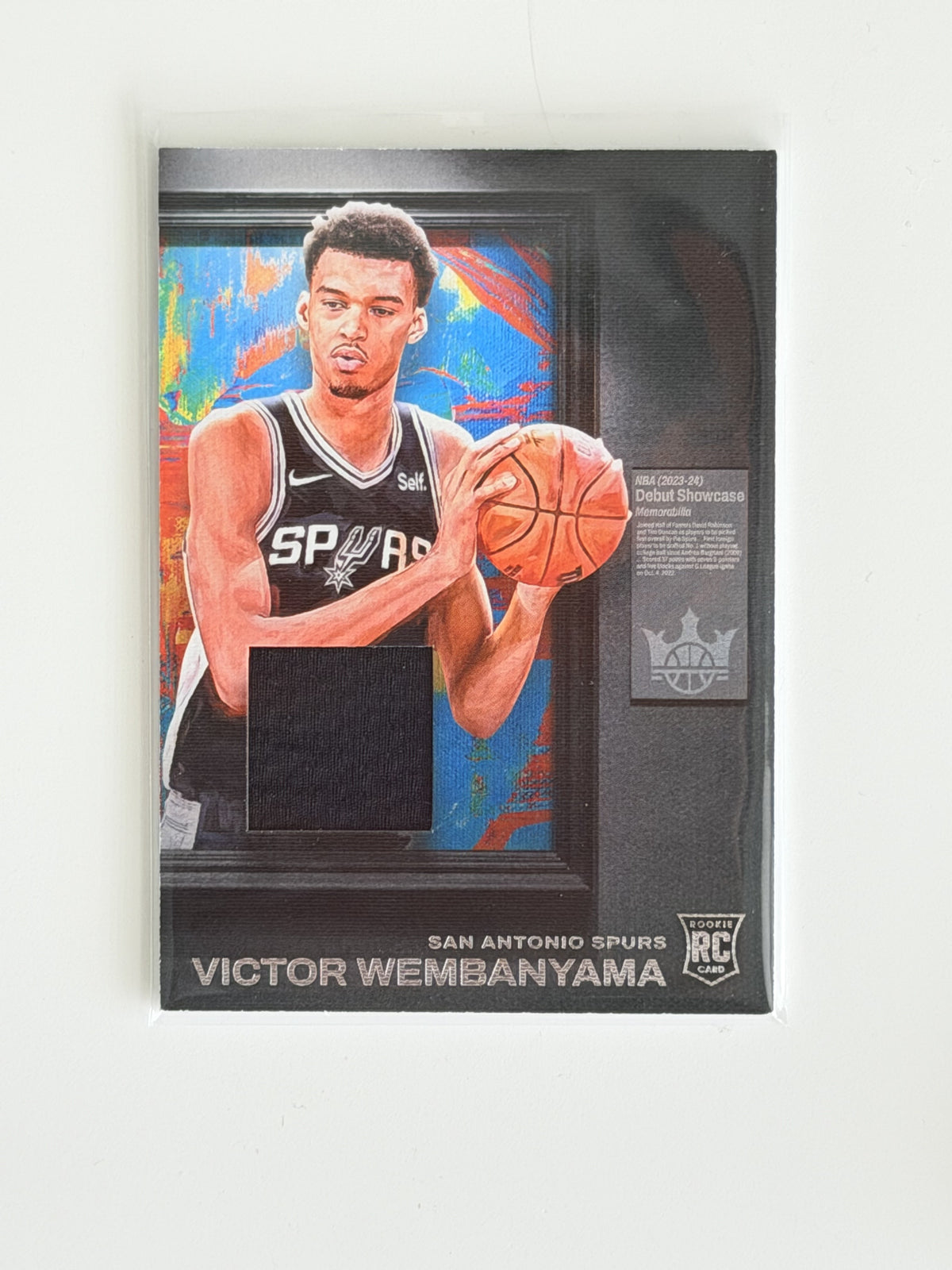 2023-24 Panini - Victor Wembanyama - Court Kings Basketball — Debut Showcase #DSM-WEM - Patch - Raw Ungraded Card
