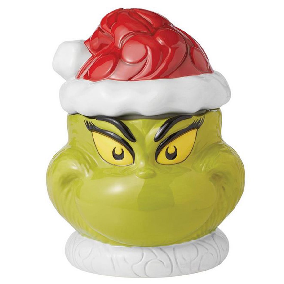 Enesco: Dr. Seuss Grinch Naughty and Nice Double-Sided Cookie Jar (10 Inches)