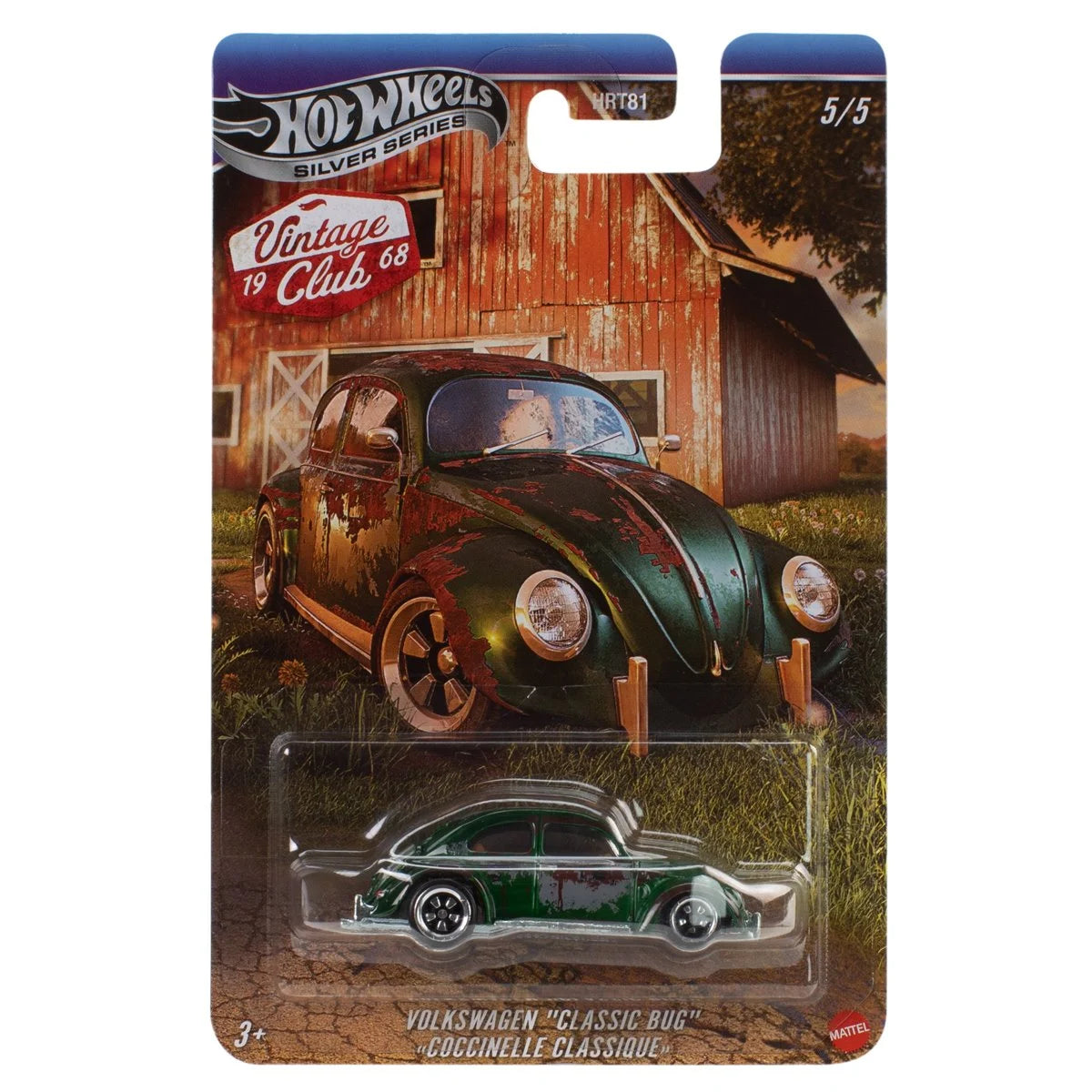 Hot Wheels Vintage Racing - 2026 Mix 1 Barn Finds/Patina Vehicle - Complete Set of 5 (PRE-ORDER JAN 2026)