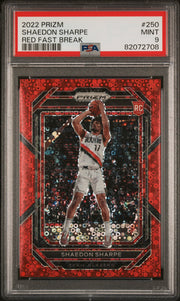 Shaedon Sharpe PSA 9 Front - Cert #82072708