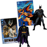 Mcfarlane DC Direct - Batman 1989 + Batman Justice Page Punchers - Set of 2 Action Figure with Comic Book
